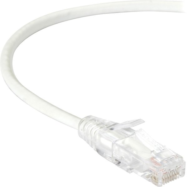 Black Box Slim-Net Cat6 250-Mhz 28-Awg Stranded Ethernet Patch Cable - C6PC28-WH-03